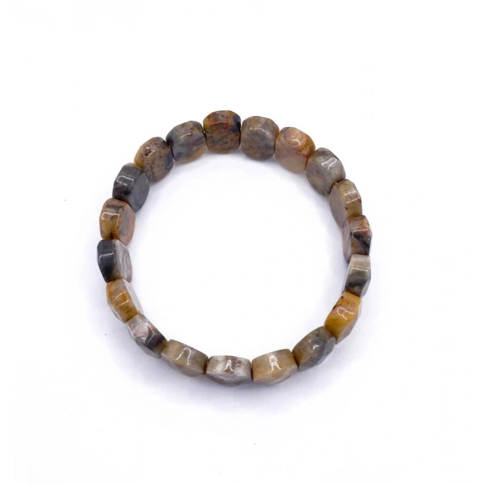 Sertifikalı Hakiki  Akik Doğal Taş Doğal Kesim Bileklik