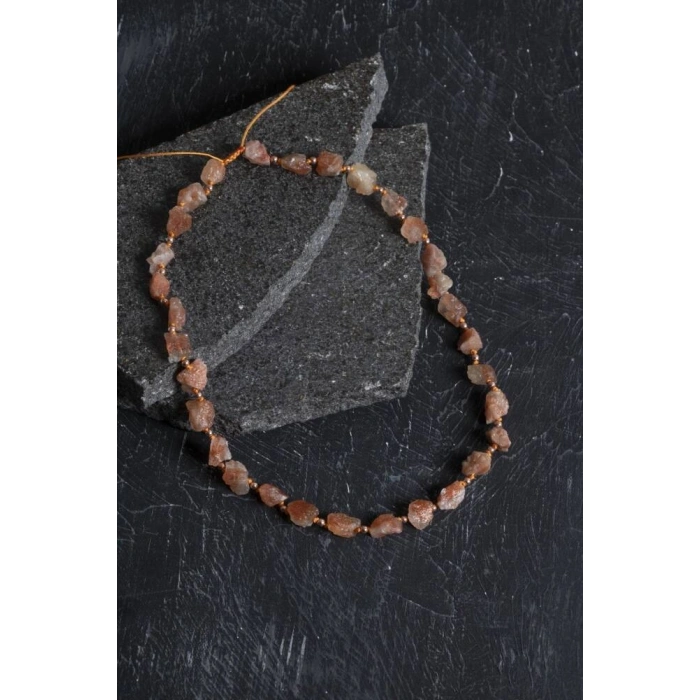 Sertifikalı Ham Güneş Taşı Doğaltaş Kolye