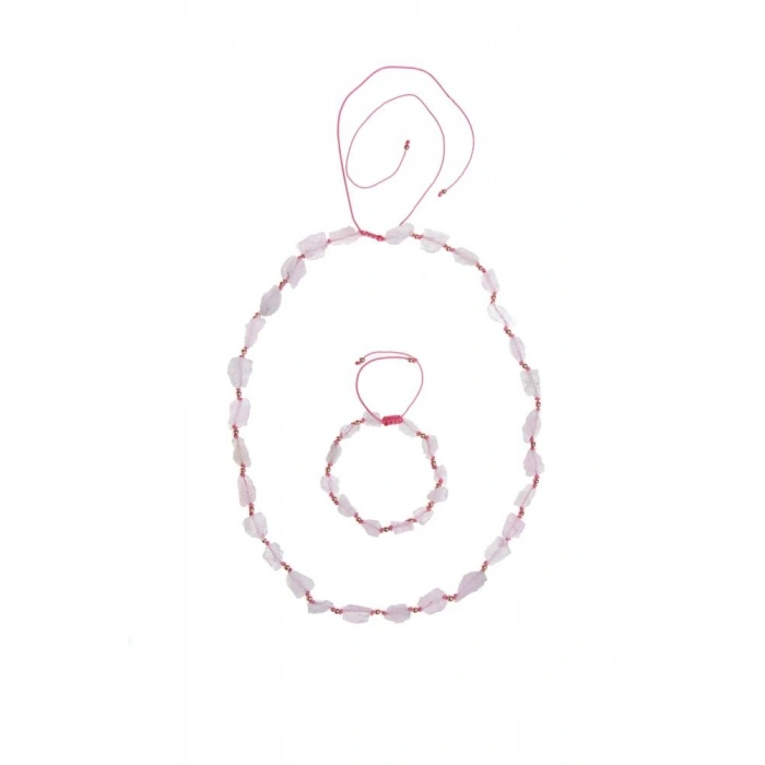 Sertifikalı Ham Pembe Kuvars Doğaltaş Takım