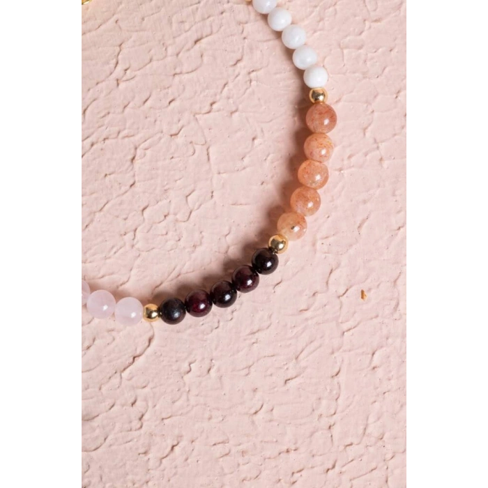 Sertifikalı İkizler Burcu Doğal Taş Bileklik