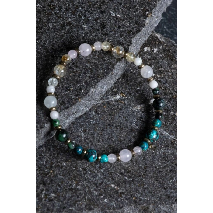 Sertifikalı İkizler Burcu Doğal Taş Bileklik (SK:259)