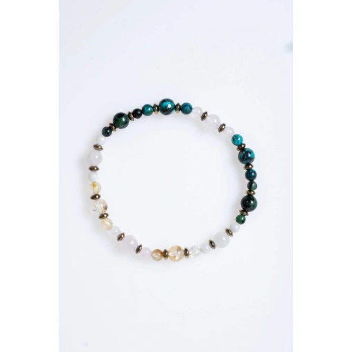 Sertifikalı İkizler Burcu Doğal Taş Bileklik (SK:259)