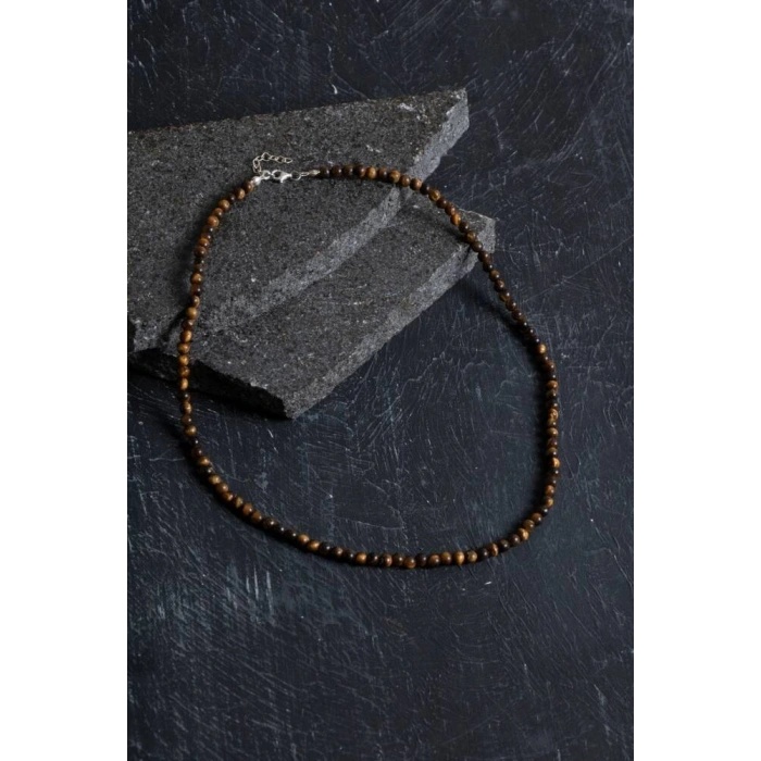 Sertifikalı Kaplan Gözü Doğal Taş Kolye