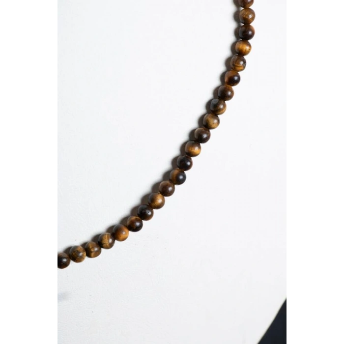 Sertifikalı Kaplan Gözü Doğal Taş Kolye