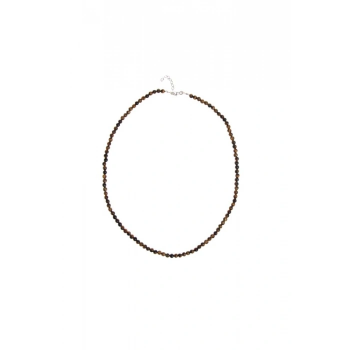 Sertifikalı Kaplan Gözü Doğal Taş Kolye