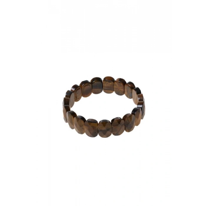 Sertifikalı Kaplan Gözü Geniş Kesim Doğal Taş Bileklik