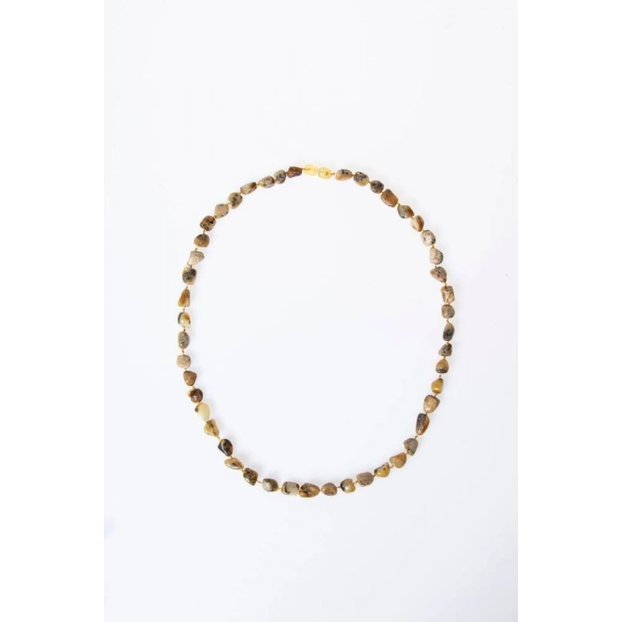 Sertifikalı Kehribar Doğal Taş Kolye (SK:150)