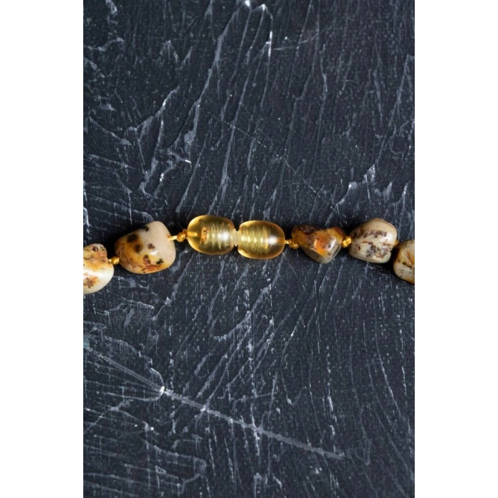 Sertifikalı Kehribar Doğal Taş Kolye (SK:150)