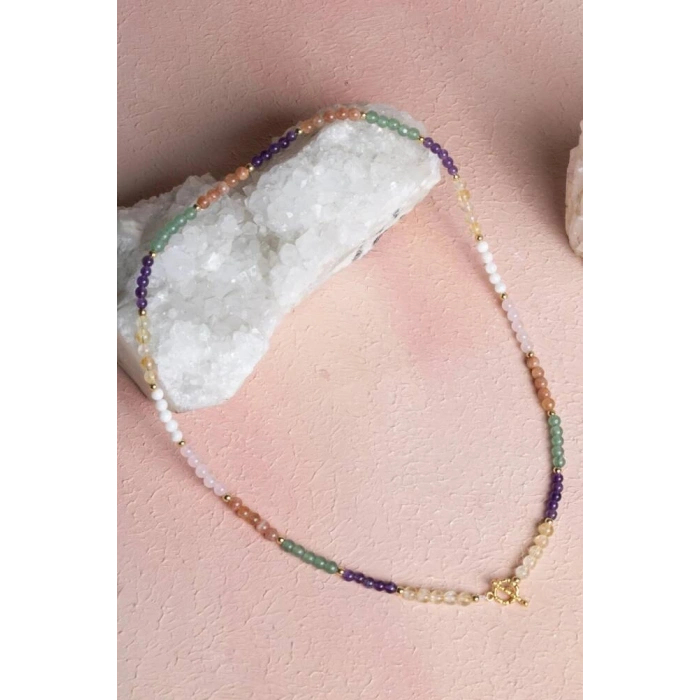 Sertifikalı Koç Burcu Doğal Taş Kolye