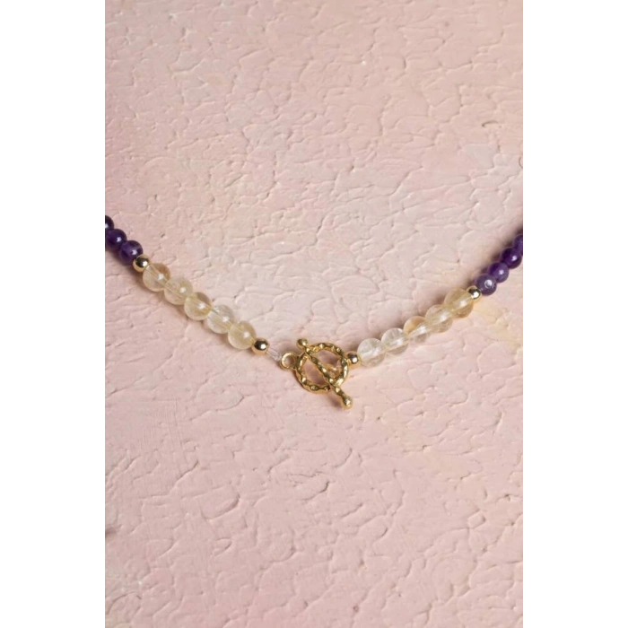 Sertifikalı Koç Burcu Doğal Taş Kolye