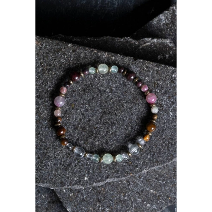 Sertifikalı Oğlak Burcu Doğal Taş Bileklik (SK:255)