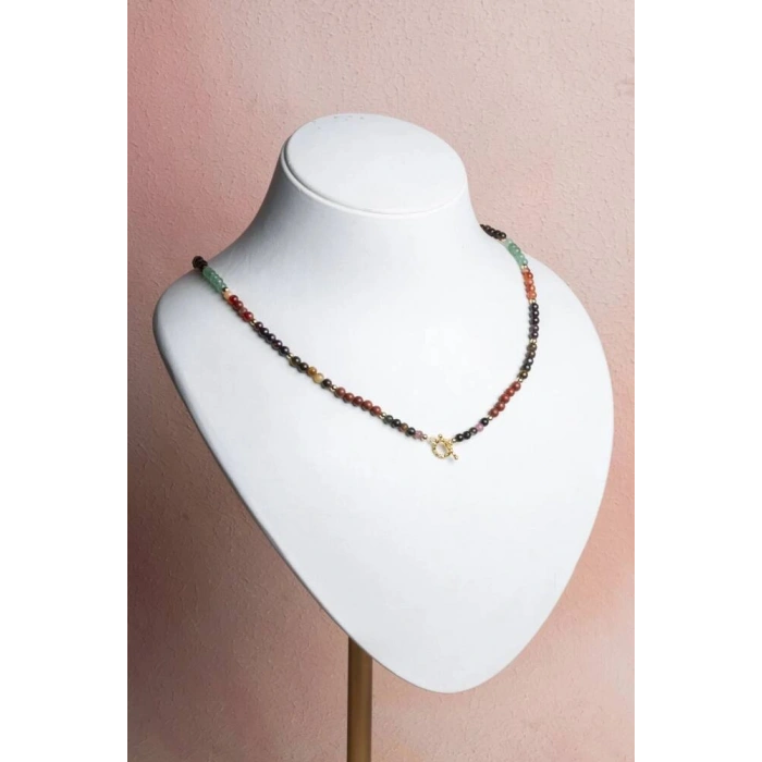 Sertifikalı Oğlak Burcu Doğal Taş Kolye