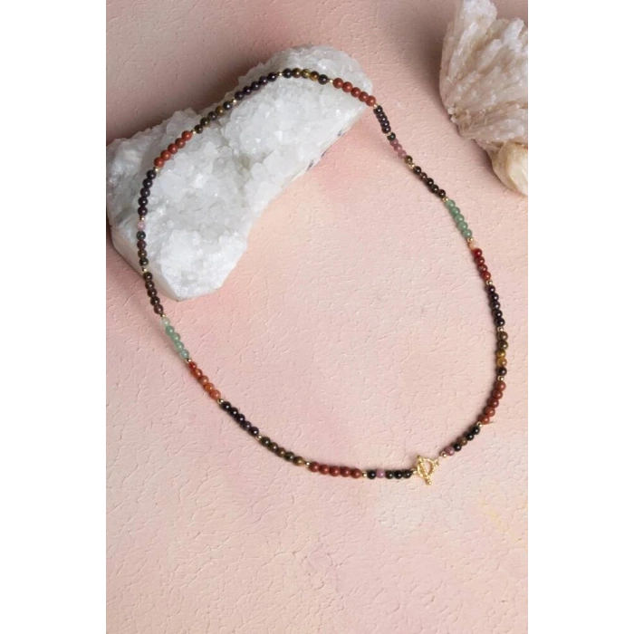 Sertifikalı Oğlak Burcu Doğal Taş Kolye