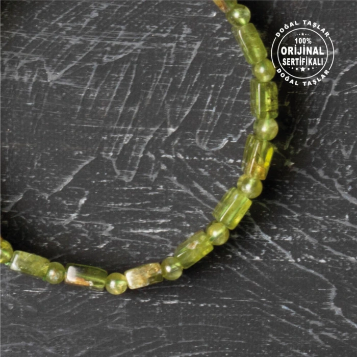 Sertifikalı Orijinal Zebercet Geniş Kesim Doğal Taş Bileklik