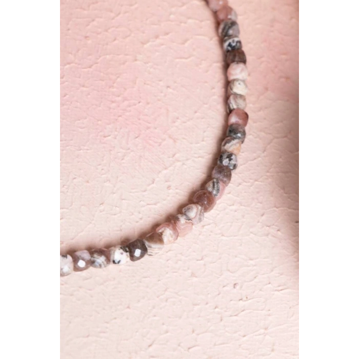 Sertifikalı Rodokrosit Doğal Taş Kolye (SK:245)