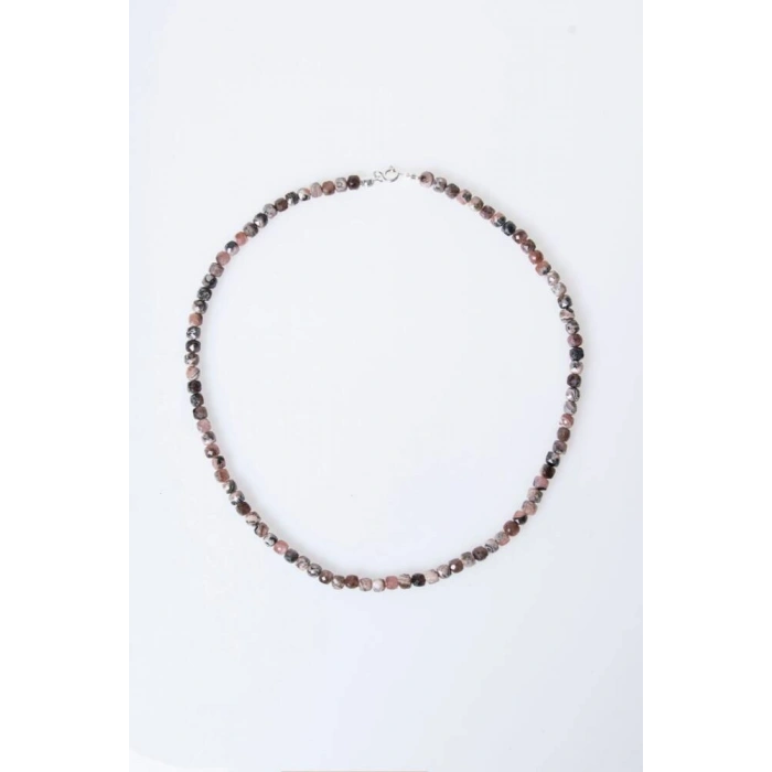 Sertifikalı Rodokrosit Doğal Taş Kolye (SK:245)