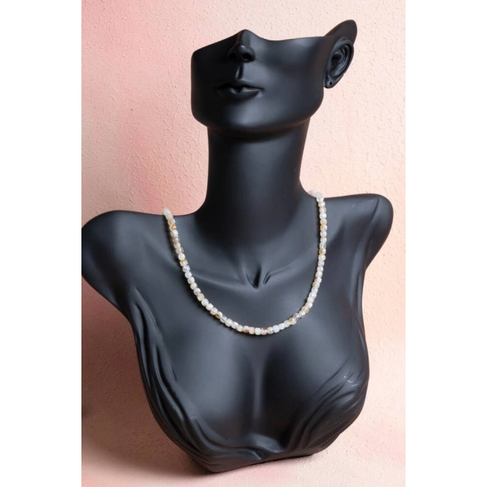 Sertifikalı Sitrin Doğal Taş Kolye (SK:243)