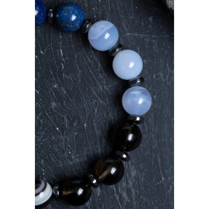 Sertifikalı Terazi Burcu Doğal Taş Bileklik