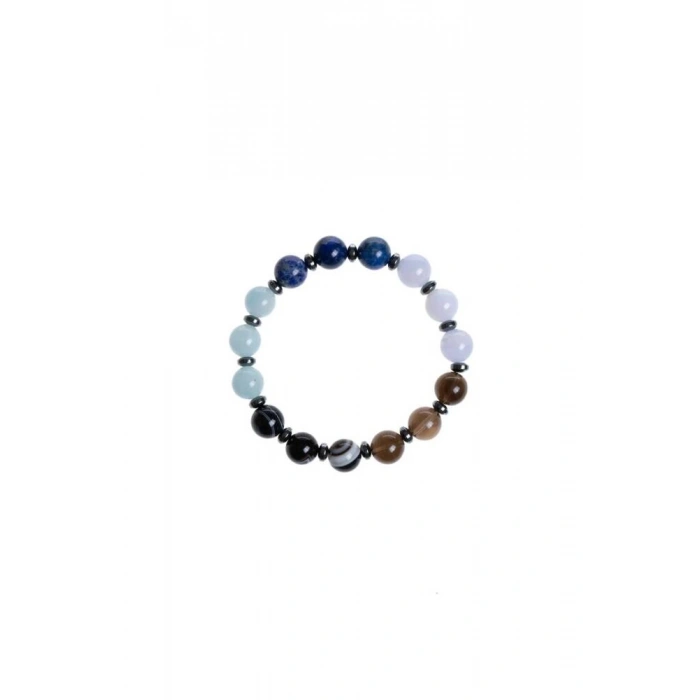 Sertifikalı Terazi Burcu Doğal Taş Bileklik