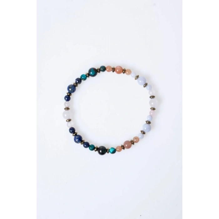 Sertifikalı Terazi Burcu Doğal Taş Bileklik (SK:257)