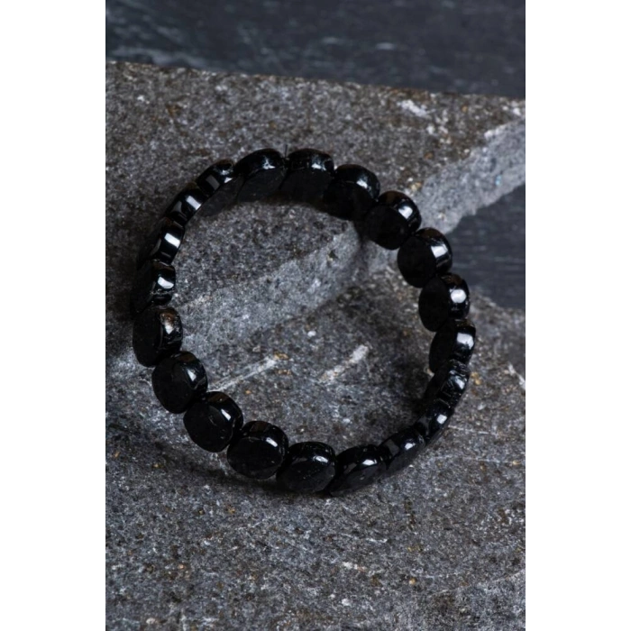 Sertifikalı Turmalin Geniş Kesim Doğal Taş Bileklik