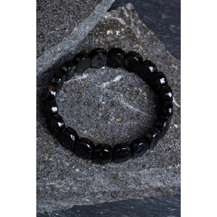 Sertifikalı Turmalin Geniş Kesim Doğal Taş Bileklik