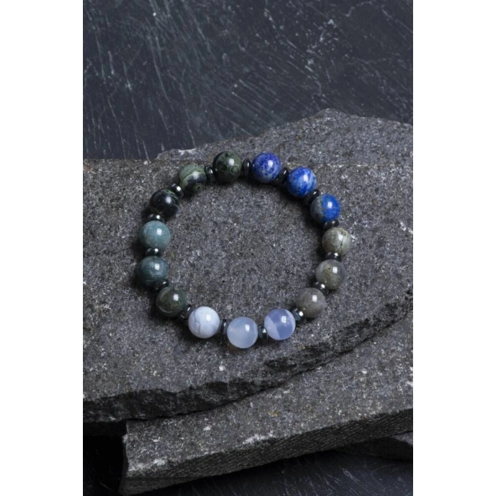 Sertifikalı Yay Burcu Doğal Taş Bileklik