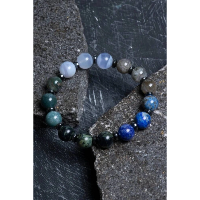 Sertifikalı Yay Burcu Doğal Taş Bileklik