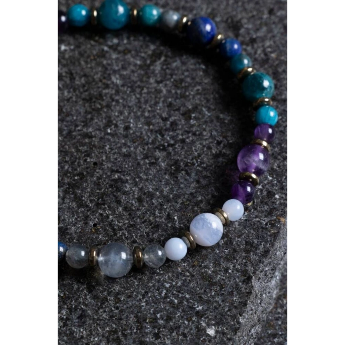 Sertifikalı Yay Burcu Doğal Taş Bileklik (SK:262)