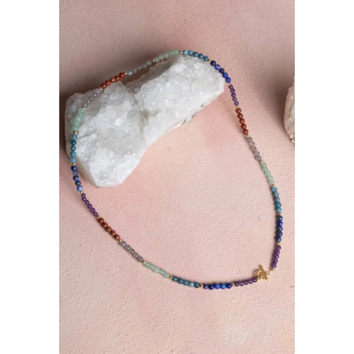 Sertifikalı Yay Burcu Doğal Taş Kolye