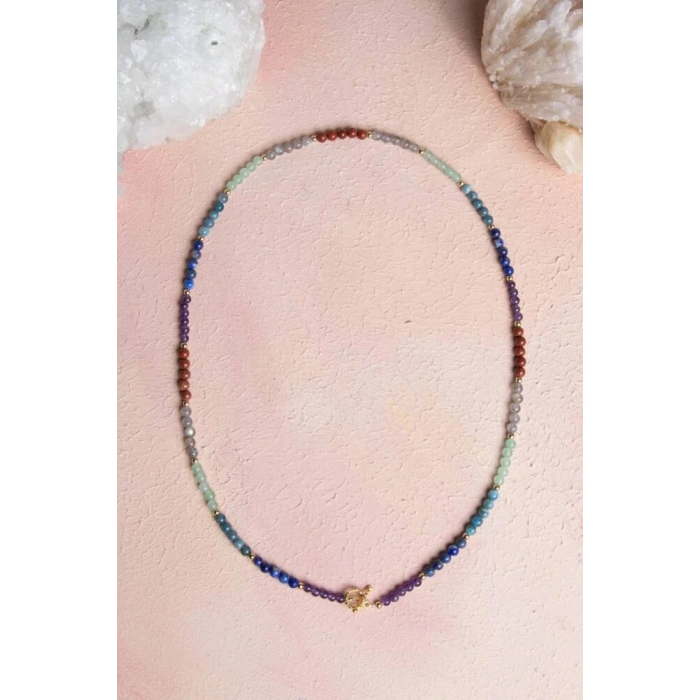 Sertifikalı Yay Burcu Doğal Taş Kolye