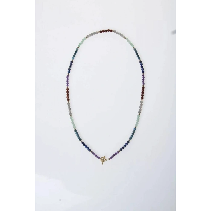 Sertifikalı Yay Burcu Doğal Taş Kolye