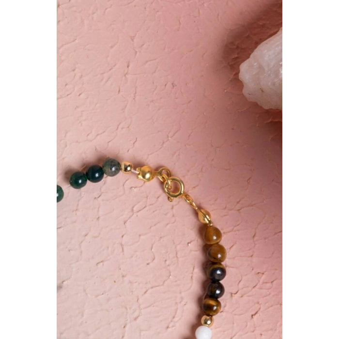 Sertifikalı Yengeç Burcu Doğal Taş Bileklik