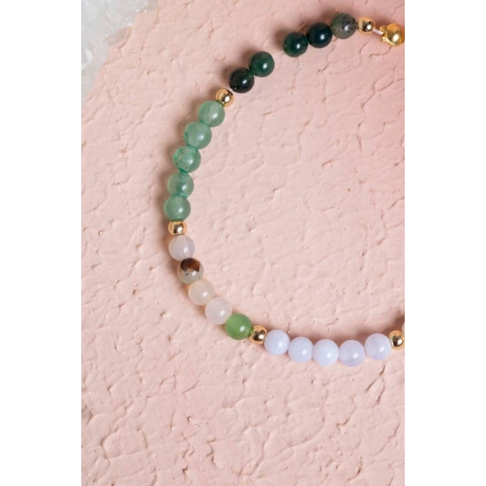 Sertifikalı Yengeç Burcu Doğal Taş Bileklik