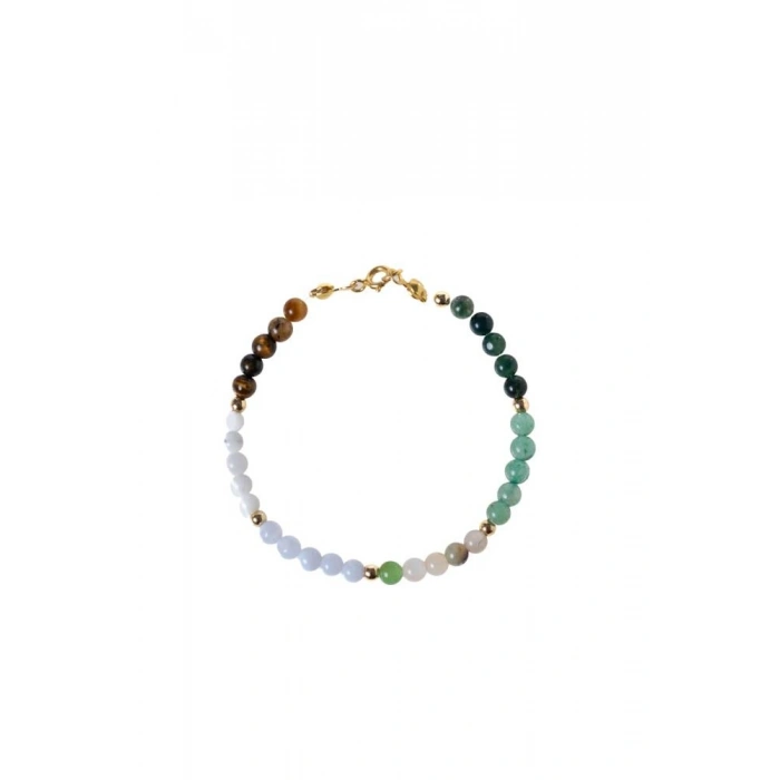 Sertifikalı Yengeç Burcu Doğal Taş Bileklik