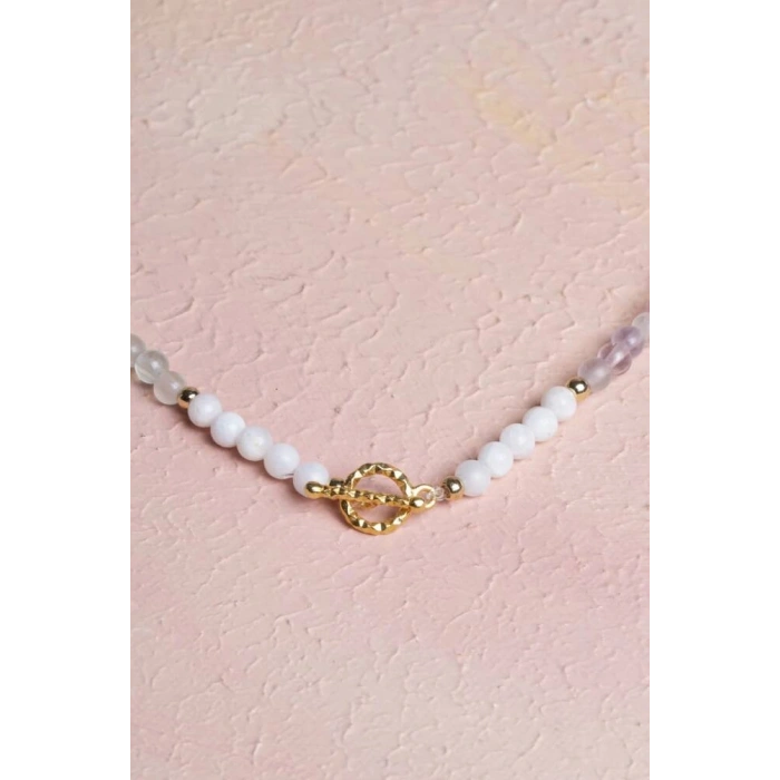 Sertifikalı Yengeç Burcu Doğal Taş Kolye