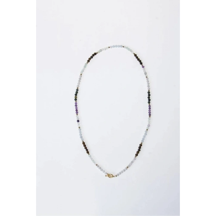 Sertifikalı Yengeç Burcu Doğal Taş Kolye