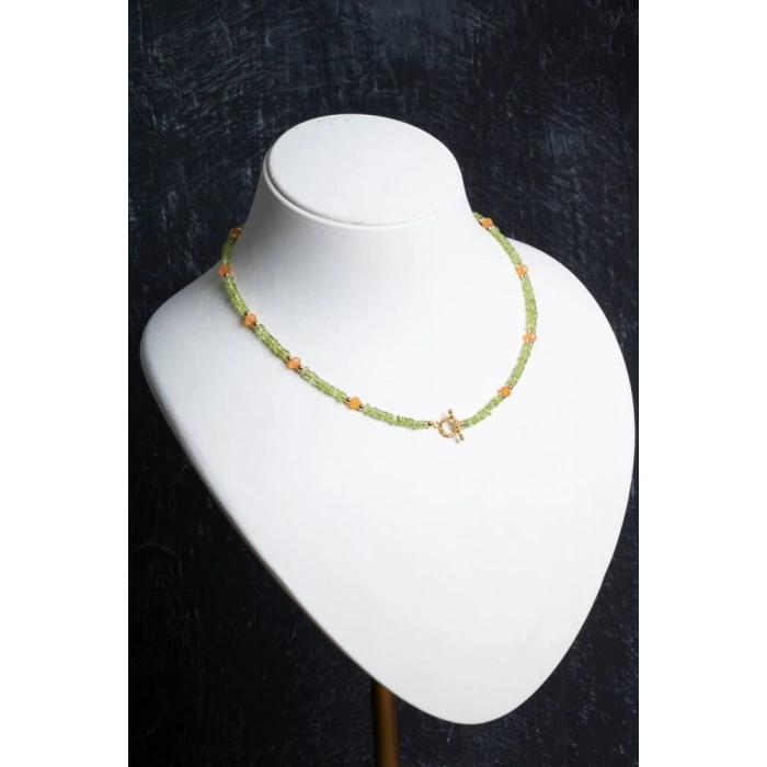 Sertifikalı Zebercet, Karnelyan Akik, Altın Kaplama Gümüş Kapama Doğal Taş Kolye