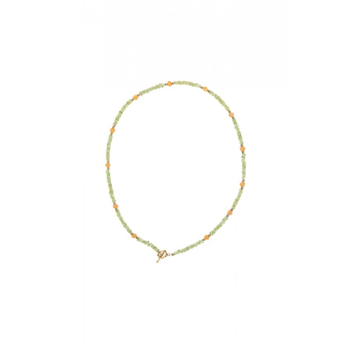 Sertifikalı Zebercet, Karnelyan Akik, Altın Kaplama Gümüş Kapama Doğal Taş Kolye