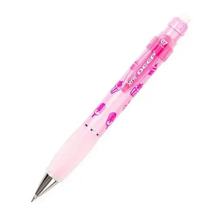 Serve Deep Tatlı Serisi Cupcake Ve Dondurma Figürlü Şeker Pembe 0.7 mm Versatil Uçlu Kalem