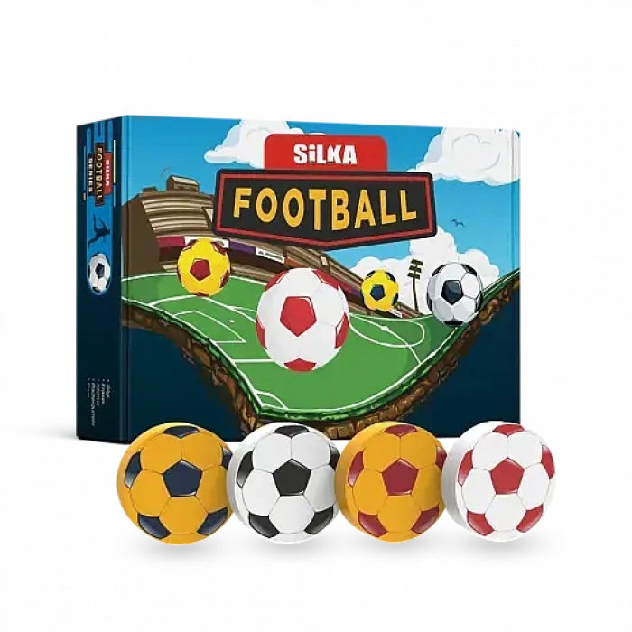 Silka Football Serisi Futbol Topu Desenli Silgi