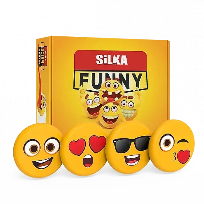 Silka Funny Gülen Yüzler Silgi