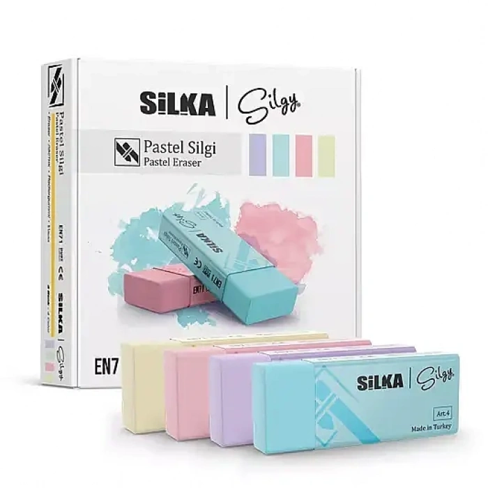 Silka Silgi Pastel Renk
