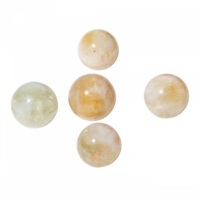 Sitrin Doğal Taş Küre Tımbıl El Taşı