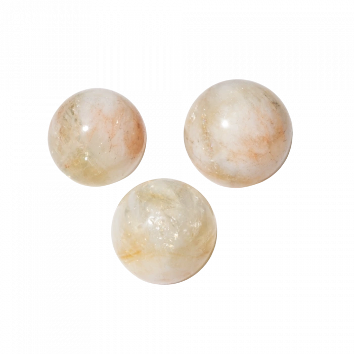 Sitrin Doğal Taş Küre Tımbıl El Taşı