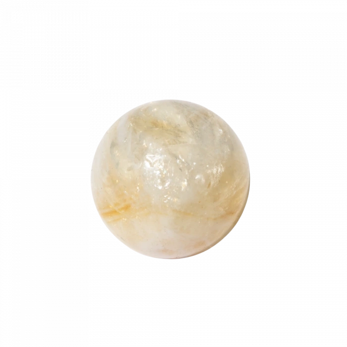 Sitrin Doğal Taş Küre Tımbıl El Taşı