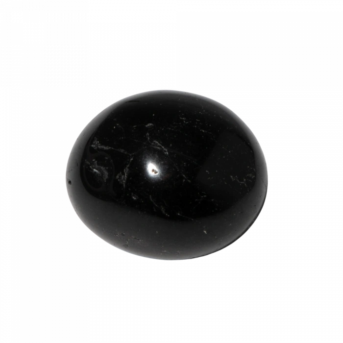 Siyah Turmalin Doğal Taş Tımbıl El Taşı