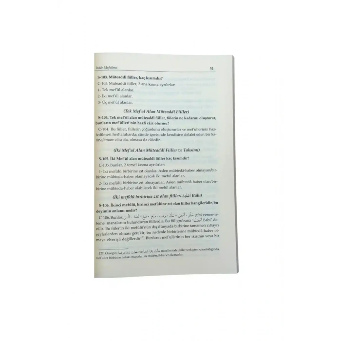 Sorulu Cevaplı İzhar Mefhumu