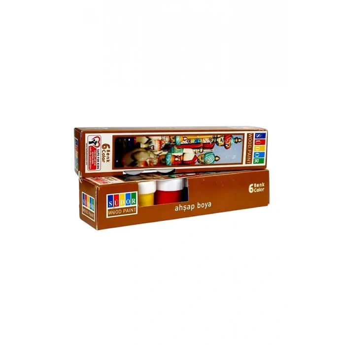 Südor Ahşap Boya Set 6 Renk 15 ml