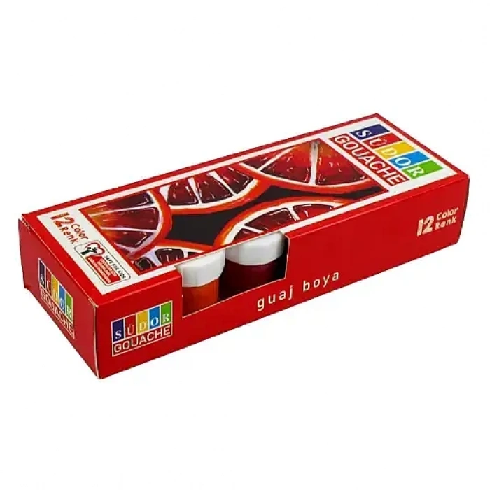 Südor Guaj Boya Set 12 Renk 20 ml